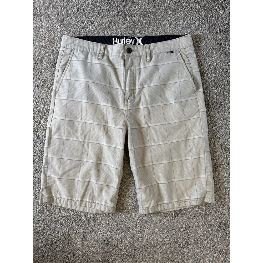 Hurley Men's Board Shorts Plaid Multicolor Inseam 11